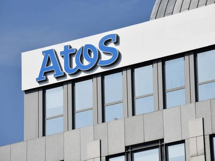 Atos headquarters with cybersecurity and supercomputing assets highlighted